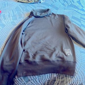 Black Cowel Neck running Hoodie Oiselle